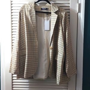 Patterned blazer